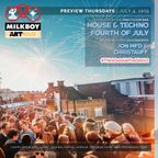 Preview at MilkBoy ArtHouse, College Park, MD - Fourth of July 2019 with Christauff & Jon_MFD