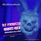DJ FRANCIS - Music Mix Nov. 23rd - EBM - Synthwave - Electro - Synthpop