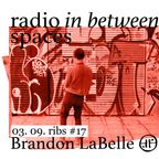 ribs #17 - Brandon LaBelle - "The Other Citizen" (for radio)