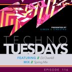 Techno Tuesdays 116 - DJ Overkill - Spring Mix