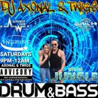 DJ AXONAL & TWIGS #029 TEAM AXONAL INSPIRE CREW ALPHAWAVE RADIO JUNGLE SESSIONS D&B DNB PARTY PEOPLE