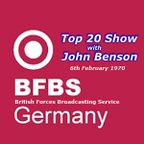 BFBS British Forces Broadcasting Service =>> Top 20 with John Benson <<= 6th February 1970