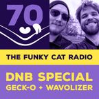 The Funky Cat radio #70 - DNB SPECIAL with Geck-o & Wavolizer (April 2022)