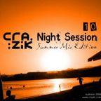 Crazik - Night Session 010 (Summer Mix Edition) on Paris-One - June 2008