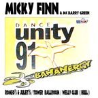 MICKY FINN + MC BARRY GREEN (BANANERGY 1991 / DANCE UNITY HULL)