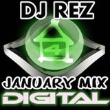 4House Digital January 2012 (DJ Rez Mix)