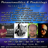 Paranormalities & Ponderings Radio Show featuring Loyd Auerbach! Hosted by Frank Lee