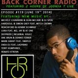 BACK CORNER RADIO: Episode #119 (June 19th 2014)