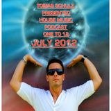 ONE TO 12. HOUSE MUSIC PODCAST JULY 2012 - MIXED BY TOBIAS SCHULZ