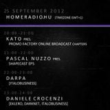 KATO Promo-Factory Radio Broadcast_20120925_23-24h with Special Guest: Daniele Crocenzi (Eklero)