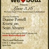 Promo Mix: Love 3.16 Saturday March 16th @The Grand Ballroom-www.WeLoveSoul.net
