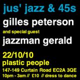 Gilles’ Jus Jazz & 45′s PP Warm Up Mix