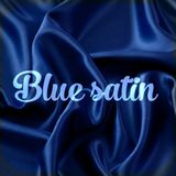 Blue satin