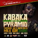 KABAKA PYRAMID x JAH WARRIOR SHELTER Live at Bless Up Tuesdays in San Francisco, California 7/30/13