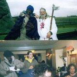 Ex-MI5 David Shayler and King Arthur at the 1st Sunrise Fest 2006