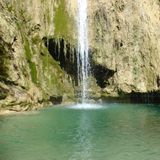 Dive in the waterfall