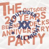 The Outsider - 20th Anniversary Mix (Recorded Live @ Glow 30/10/2015)