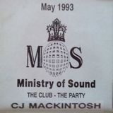 CJ Mackintosh @ Ministry Of Sound, London (UK) - 05.1993