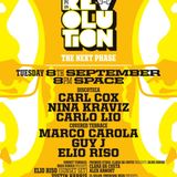 ELIO RISO - LIVE FROM CARL COX MUSIC IS REVOLUTION AT SPACE IBIZA - 8TH SEPTEMBER 2015 - IBIZA SONIC