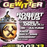 O.B.I. & JULYUKIE @ SCHRANZGEWITTER FUSION CLUB 30.03.13 ( Germany )