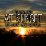 at sunset