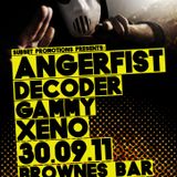 Xeno @ Subset Promotions Presents : Angerfist - Brownes Bar, Belfast - 30th September 2011