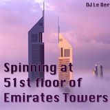 Spinning at 51st floor Emirates Towers