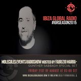 Gunther - Ibiza Global Radio - Molecules Events Weekly Radio Show - 18/09/2015