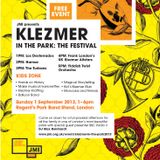 Klezmer in the Park Regents Park September 1st 2013 Preview - Aug 2013