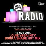 ONELOVE Radio 14 November - Louie Vega Interview & Booka Shade Guest Mix