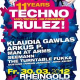 Dubtune - TECHNO RULEZ! @ Rheingold (30.03.2012)