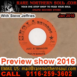 Rare Northern Soul 2016 Preview With Steve Jeffries Call 01162593602 all records for sale