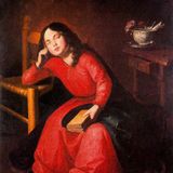 Virgen niña dormida