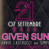 Simply David @ Caffe 21 Prato 09 07 2014