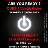 Dave Kane Live @ LOTUS CLUB - CUBE 11th Birthday