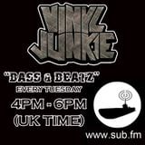 VINYL JUNKIE - "Bass N Beats" - Sub.FM 8th Jun 2012 (Special Guest Digitally Mashed)