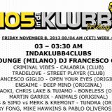 FRANCESCO GIGLIO - RADIO SHOW 105 IN DA KLUBB