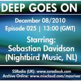 Deep Goes On 025 with Sebastian Davidson