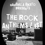The rock anthems list