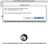 Syntax Error Vol.1