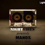 NIGHT VIBES Mix Show, 28.11 Guestmix MANOS