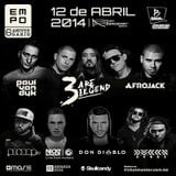 3 Are Legend (Dimitri Vegas & Like Mike & Steve Aoki) - Live At Empo Awards 2014, Expo Bancomer (M