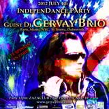 GERVAY BRIO Live Spinnin@ 2012.07.04 INDEPENDANCE PARTY/ZAZACLUB PARIS