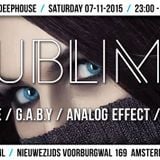 Analog Effect @ Sublime - Club NL - 07-11-2015