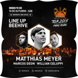 Marcos Deon - Live @ BeeHive Club / Warung Tour * Warm Up to Matthias Meyer - 10/Out/2015