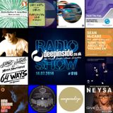 DEEPINSIDE RADIO SHOW 016 (Sean McCabe Artist of the week)