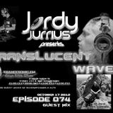 Jordy Jurrius - Translucent Waves Episode 074 (October 17 2012) on TRANCESONIC.FM