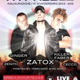 DJ GINGER _ MC SoniC - inaugurazione 2013 Hypnosis _ Live club (MI)