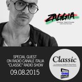 ▶ ZAGGIA ◀ RADIO CANALE ITALIA - Special Guest on CLASSIC Radio Show - 09.08.15