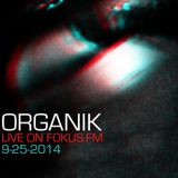 Organik Live on Fokus FM 9-25-14